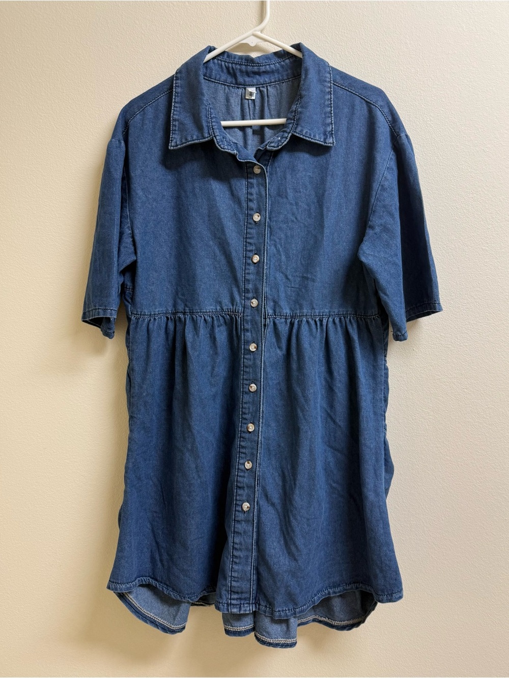 They Look women’s denim dress with buttons size L